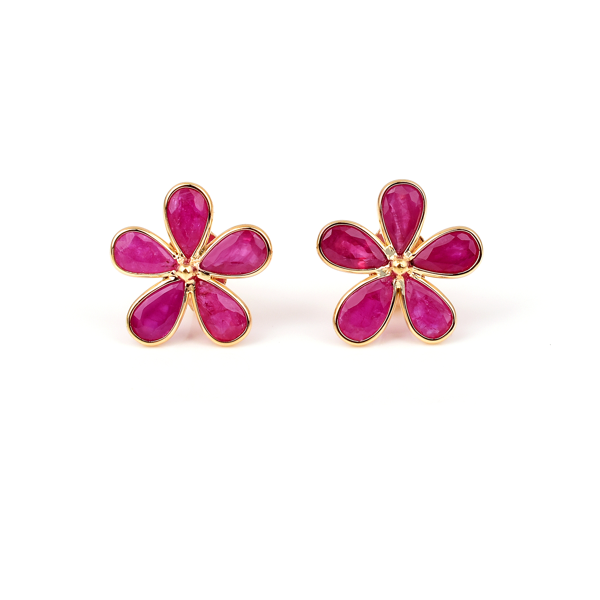 18K RUBY EARRINGS
