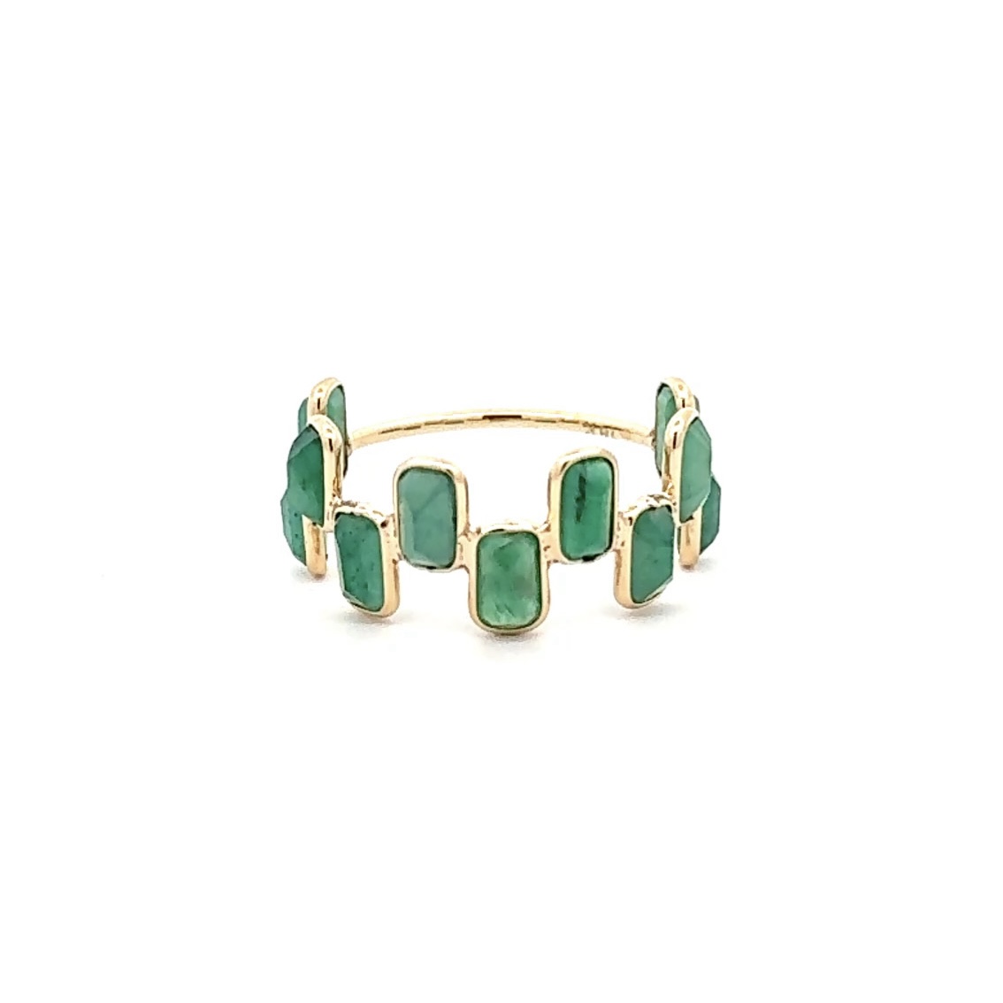 18K EMERALD RING