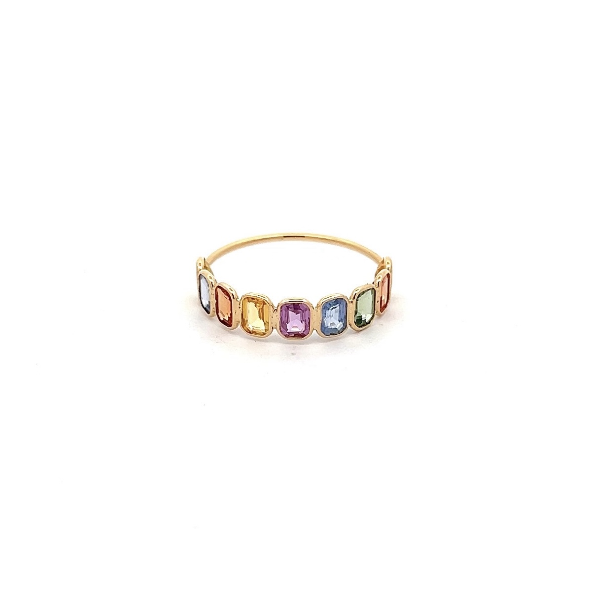 18K MULTI SAPPHIRE RING
