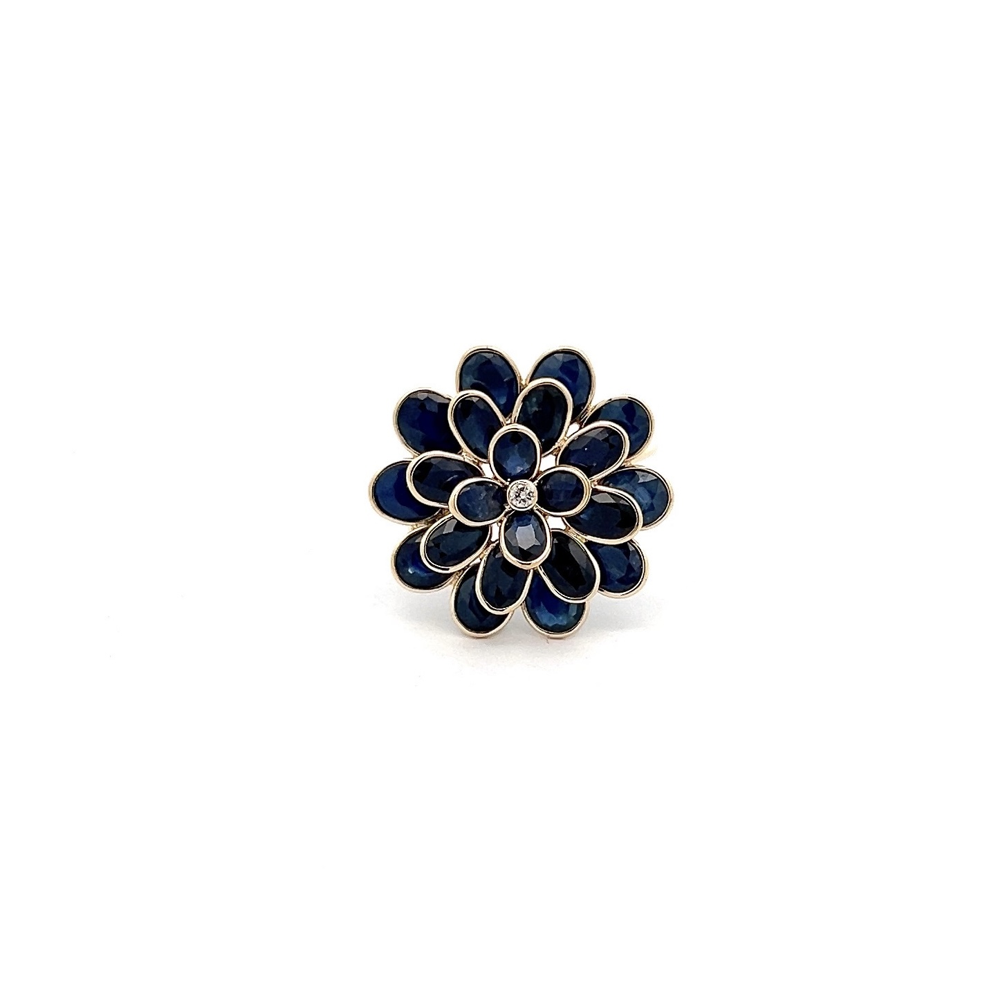 18K BLUE SAPPHIRE RING