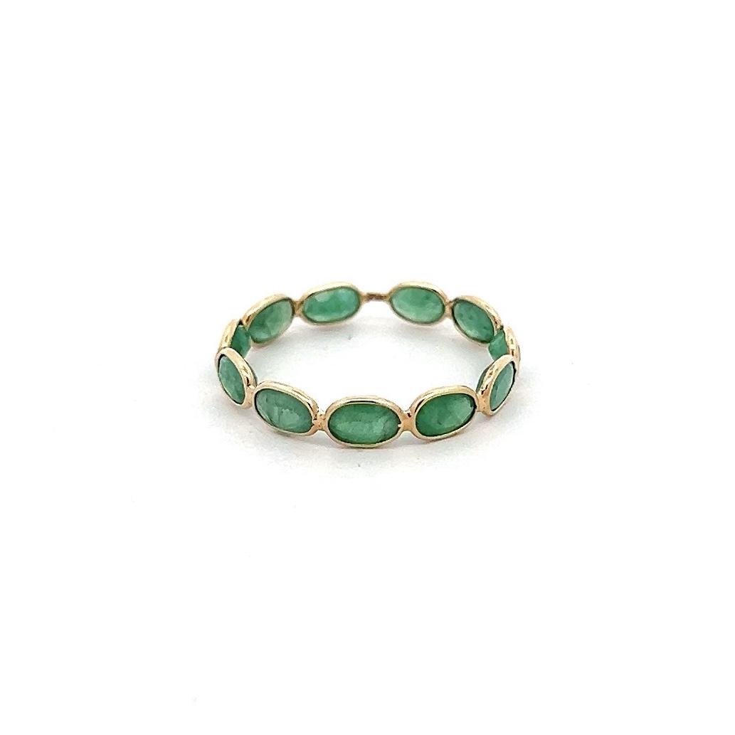 18K EMERALD RING