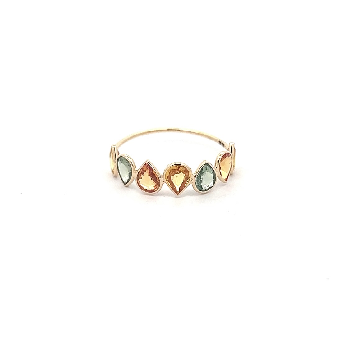 18K MULTI SAPPHIRE RING