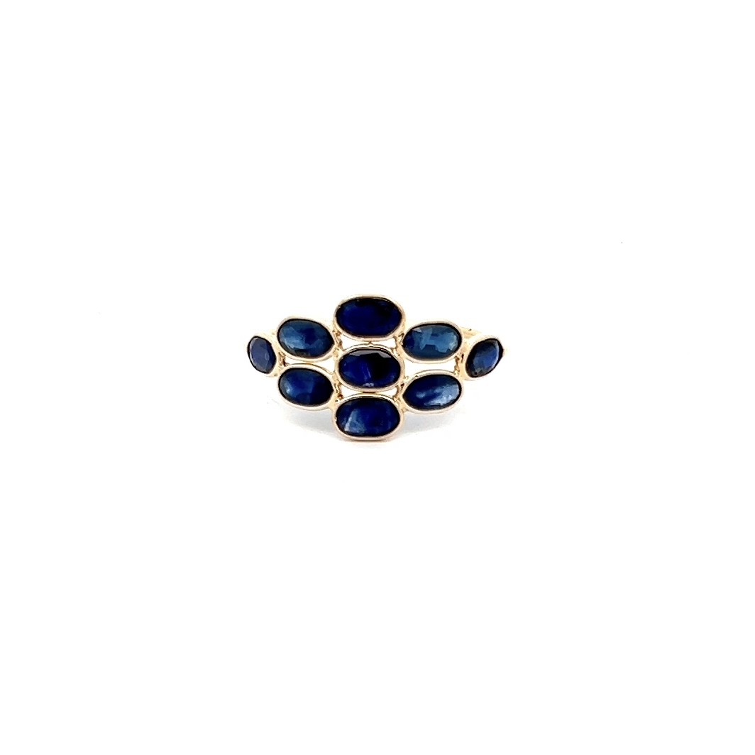 18K BLUE SAPPHIRE RING