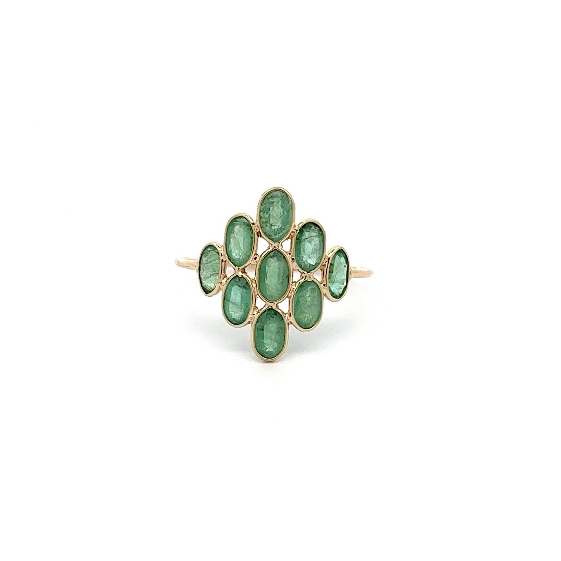 18K EMERALD RING