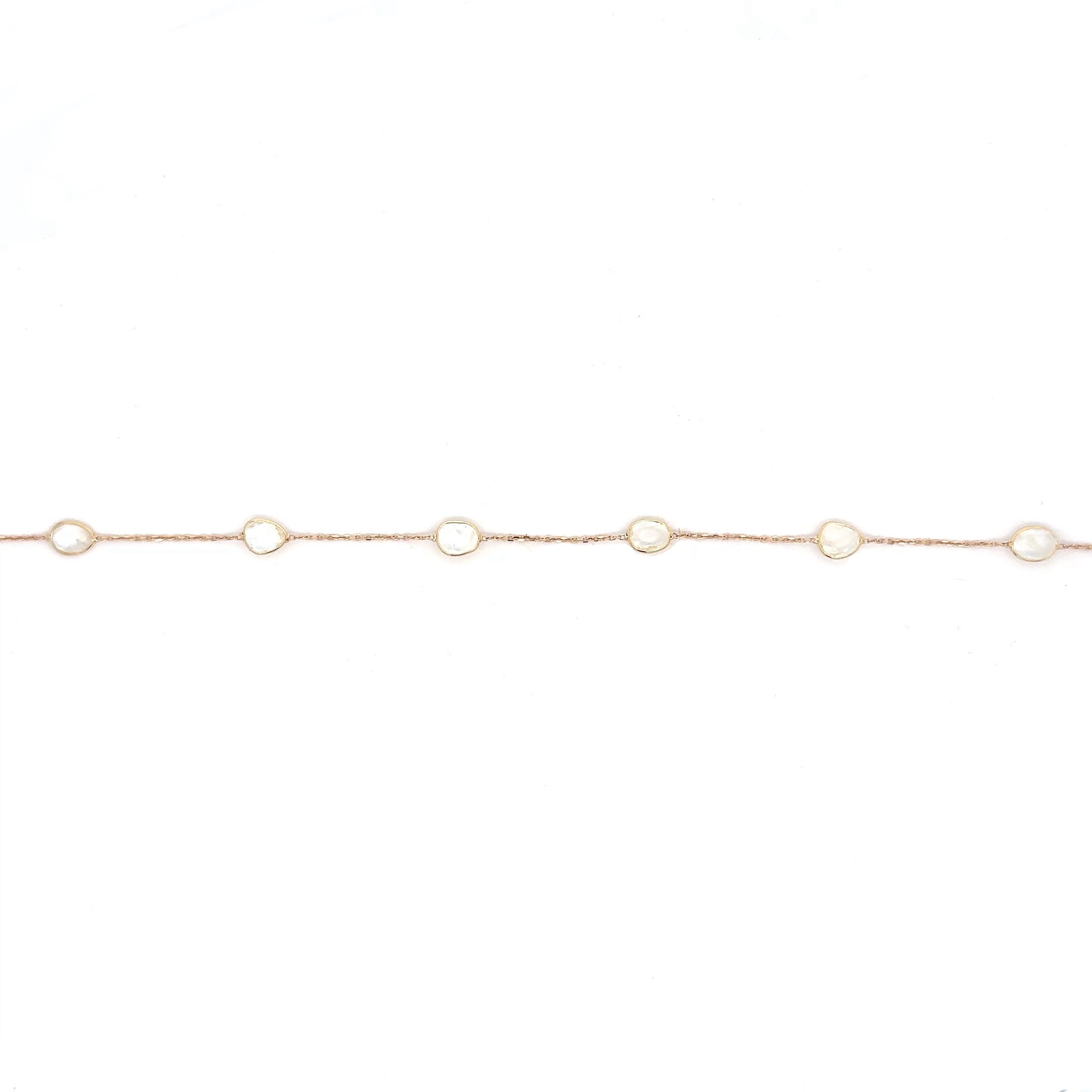 18K WHITE RAINBOW BRACELET