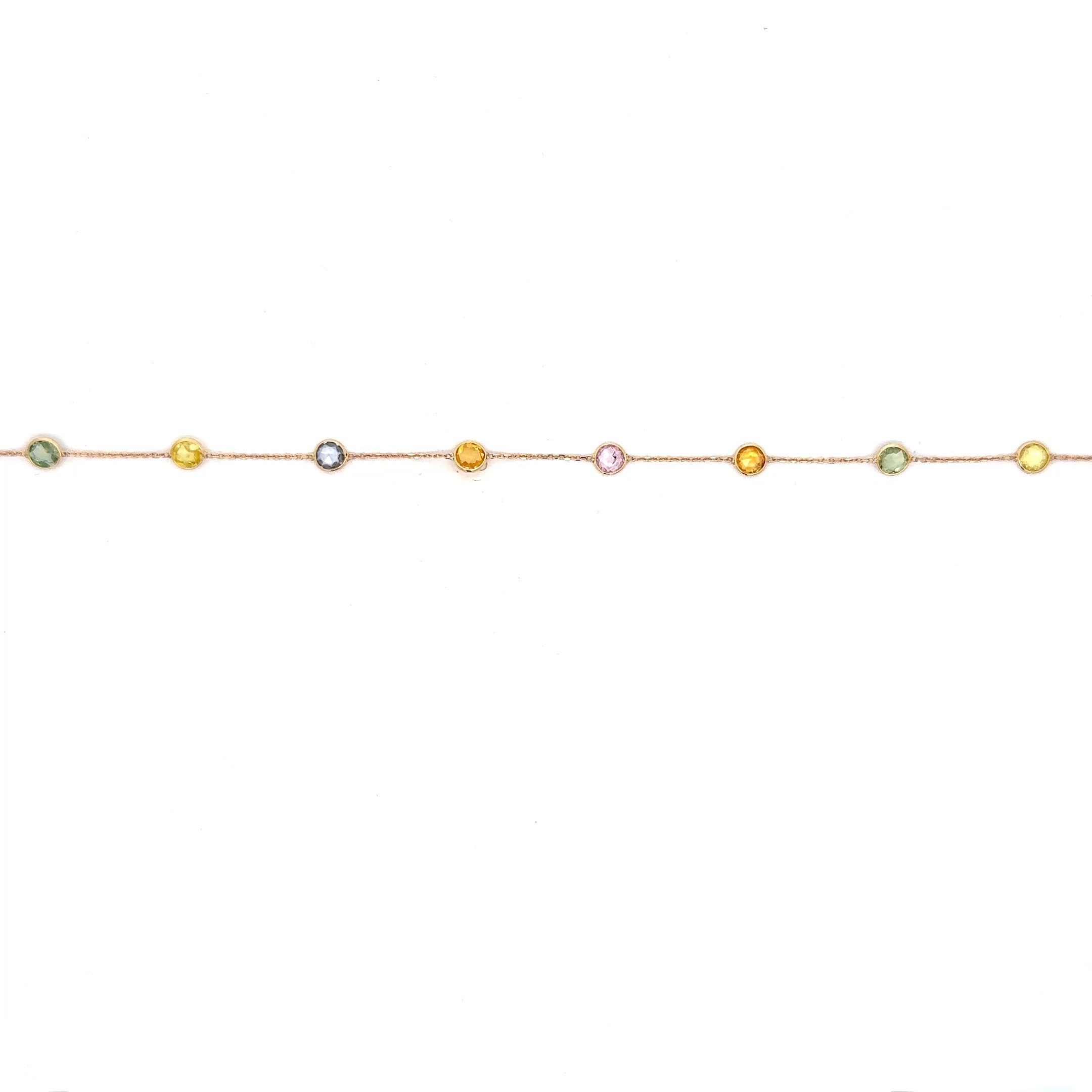 18K MULTI SAPPHIRE BRACELET