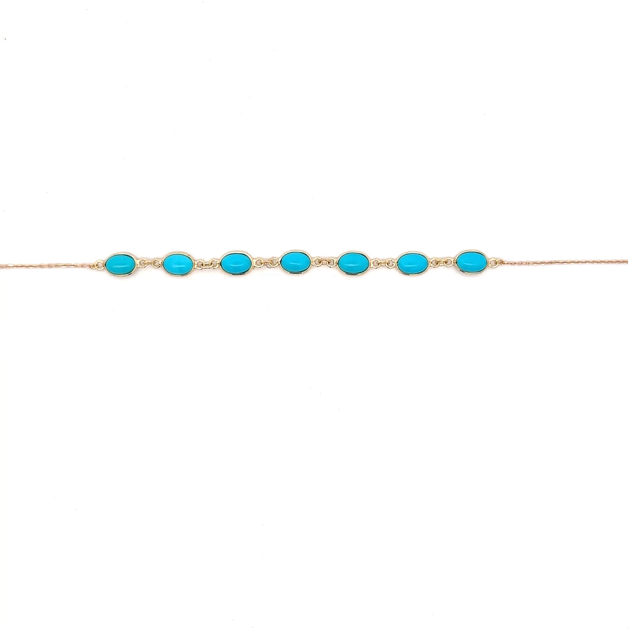 18K TURQUOISE BRACELET