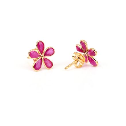 18K RUBY EARRINGS