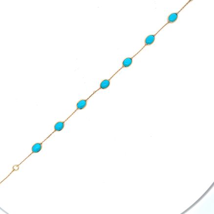 18K TURQUOISE BRACELET
