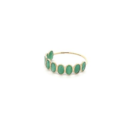 18K EMERALD RING
