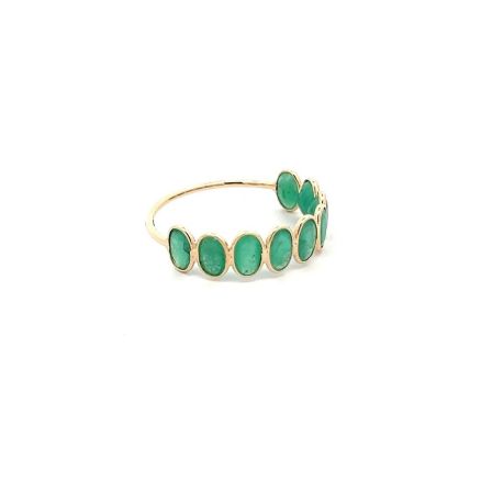 18K EMERALD RING
