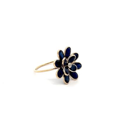 18K BLUE SAPPHIRE RING