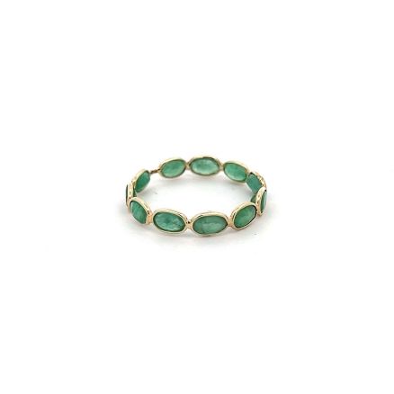 18K EMERALD RING
