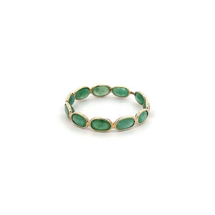 18K EMERALD RING