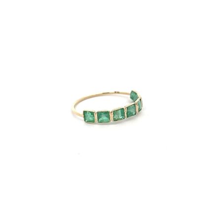 18K EMERALD RING