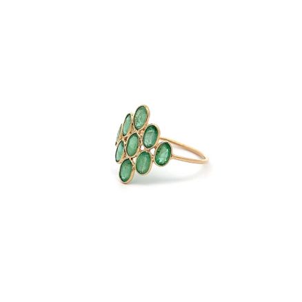 18K EMERALD RING