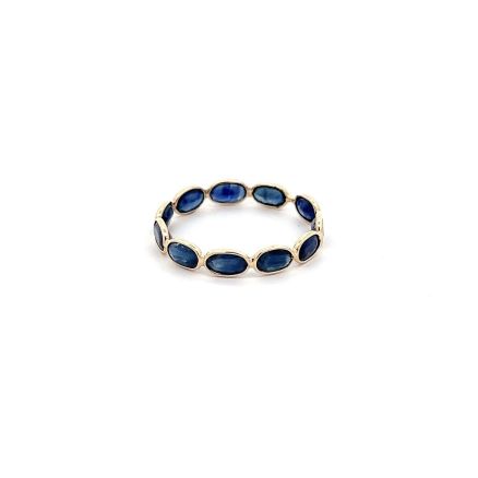 18K BLUE SAPPHIRE RING