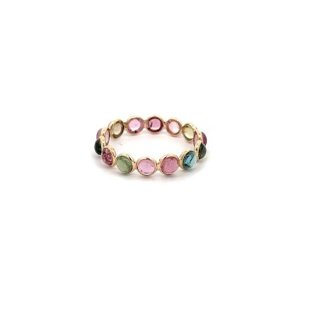 18K MULTI TOURMALINE RING