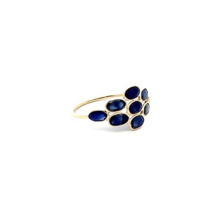 18K BLUE SAPPHIRE RING