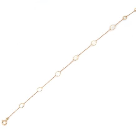 18K WHITE RAINBOW BRACELET