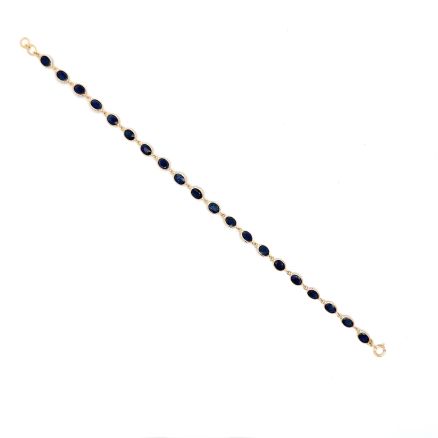 18K BLUE SAPPHIRE BRACELET