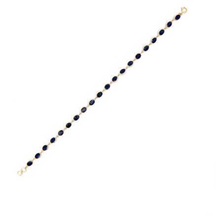 18K BLUE SAPPHIRE BRACELET