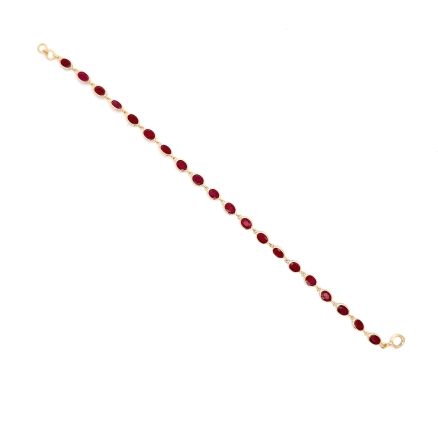 18K RUBY BRACELET