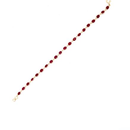 18K RUBY BRACELET