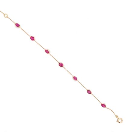 18K RUBY BRACELET