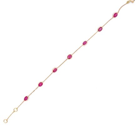 18K RUBY BRACELET