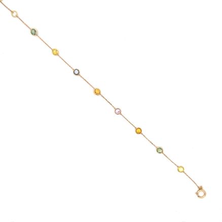 18K MULTI SAPPHIRE BRACELET
