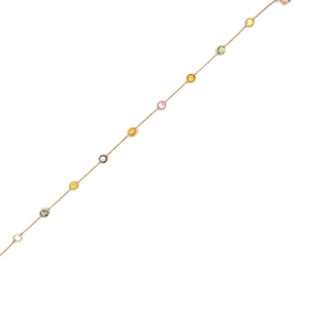 18K MULTI SAPPHIRE BRACELET