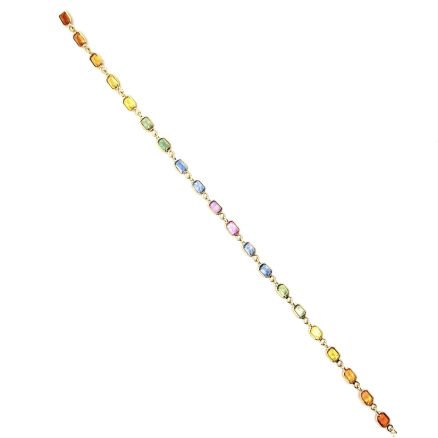 18K MULTI SAPPHIRE BRACELET