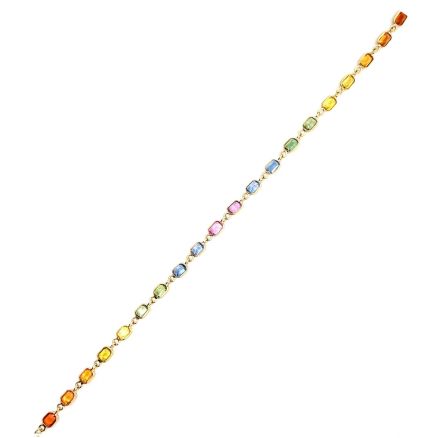 18K MULTI SAPPHIRE BRACELET
