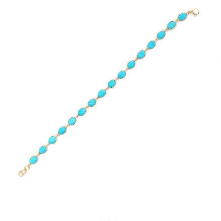 18K TURQUOISE BRACELET